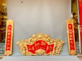 Bộ Cuốn Thư Câu Đối Cửu Huyền Thất Tổ Bằng Đồng mạ vàng 24K | Đồ thờ bằng đồng đẹp ý nghĩa