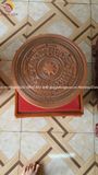 Quả trống ngọc lũ đúc đồng đỏ đường kính 30cm - Trống đồng Ngọc Lũ đúc nổi