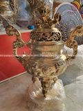 Bộ ngũ sự đồng cát tút hoạ tiết Rồng cao 50cm