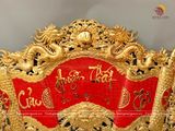 Bộ Cuốn Thư Câu Đối Cửu Huyền Thất Tổ Bằng Đồng mạ vàng 24K | Đồ thờ bằng đồng đẹp ý nghĩa