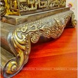 Bài Vị thờ cúng gia tiên bằng đồng 61cm màu giả cổ  | Đồ thờ bằng đồng đẹp ý nghĩa