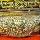 Bài Vị thờ cúng gia tiên bằng đồng 61cm màu giả cổ  | Đồ thờ bằng đồng đẹp ý nghĩa
