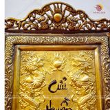 Bài Vị thờ cúng gia tiên bằng đồng 61cm màu giả cổ  | Đồ thờ bằng đồng đẹp ý nghĩa