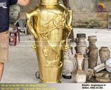 Lọ lộc bình nho sóc bằng đồng cát tút cao 1m55