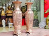 Lọ lộc bình bằng đồng đỏ cao 1m55