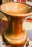 Đôi lộc bình đồng đỏ trơn màu mộc cao 1m6