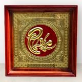 Tranh Chữ Phúc bằng đồng vàng KT45x45cm - tranh quà tặng Đồng Đông Sơn