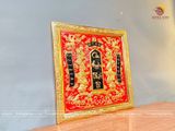 Tranh thờ Cửu huyền thất tổ bằng đồng vàng kích thước 89cmx89cm mạ vàng 24k