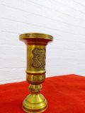 Combo 2 Ống đựng hương - ống cắm hương thờ bằng đồng vàng
