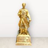 Tượng Trần Quốc Tuấn bằng đồng vàng cao 38cm - Tượng đồng trang trí