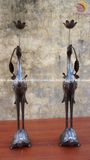 Bộ ngũ sự khảm ngũ sắc họa tiết rồng cao 70cm