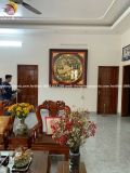 Tranh vinh hoa phú quý đồng vàng dát vàng bạc kích thước 1m27x1m27