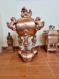 Thất lân bằng đồng đỏ trơn cao 117cm