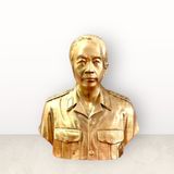 Tượng bác Giáp bán thân bằng đồng vàng cao 15cm mẫu 1 - Đồng Đông Sơn