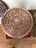 Quả trống ngọc lũ đúc đồng đỏ đường kính 40cm - Trống đồng Ngọc Lũ đúc chìm