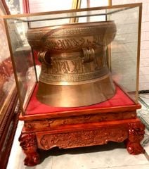 Quả trống ngọc lũ đúc đồng đỏ đường kính 50cm - Trống đồng Ngọc Lũ đúc chìm