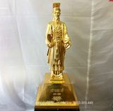 Tượng Lý Thái Tổ bằng đồng đỏ dát vàng cao 89cm nặng 40kg