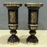 Combo 2 Ống đựng hương - ống cắm hương thờ bằng đồng màu highlight ánh tím