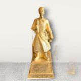 Tượng Trần Quốc Tuấn bằng đồng vàng cao 50cm - Tượng đồng trang trí