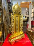 Bài vị đồng vàng cao 41cm dát vàng 14K | Đồ thờ bằng đồng đẹp ý nghĩa