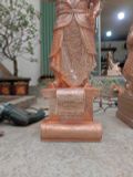 Tượng Trần Quốc Tuấn đồng đỏ mẫu mới cao 50cm  - Tượng đồng trang trí