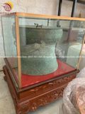 Quả trống ngọc lũ đúc đồng đỏ đường kính 36cm có cóc giả cổ - Trống đồng Ngọc Lũ đúc nổi
