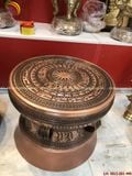 Trống đồng đông sơn đồng đỏ mộc chạm chìm hoạ tiết Ngọc Lũ | trống đồng ngọc lũ đường kính 50cm
