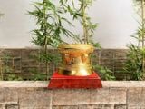 Trống đồng vàng dát vàng đường kính 20cm - Trống đồng quà tặng
