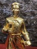 Tượng Trần Hưng Đạo dát vàng 14k  | Tượng Trần Quốc Tuấn cao 50cm