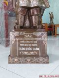 Tượng Trần Hưng Đạo Khảm Tam Khí | Tượng Trần Quốc Tuấn cao 70 cm