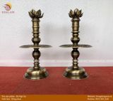 Bộ ngũ sự bằng đồng hun giả cổ họa tiết Sòi cao 50cm