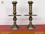 Bộ ngũ sự bằng đồng hun công nghệ họa tiết Sòi 60cm