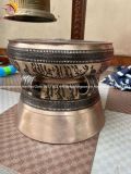 Quả trống ngọc lũ đúc đồng đỏ đường kính 36cm - Trống đồng Ngọc Lũ đúc nổi