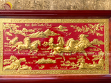 Tranh mã đáo thành công đồng KT 107x61cm - Tranh bát mã