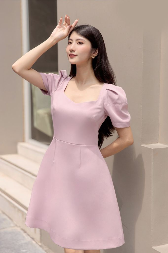 Rosé Dress - Váy hồng baby