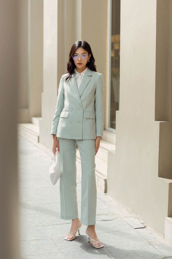 LUCY Blazer xanh mint