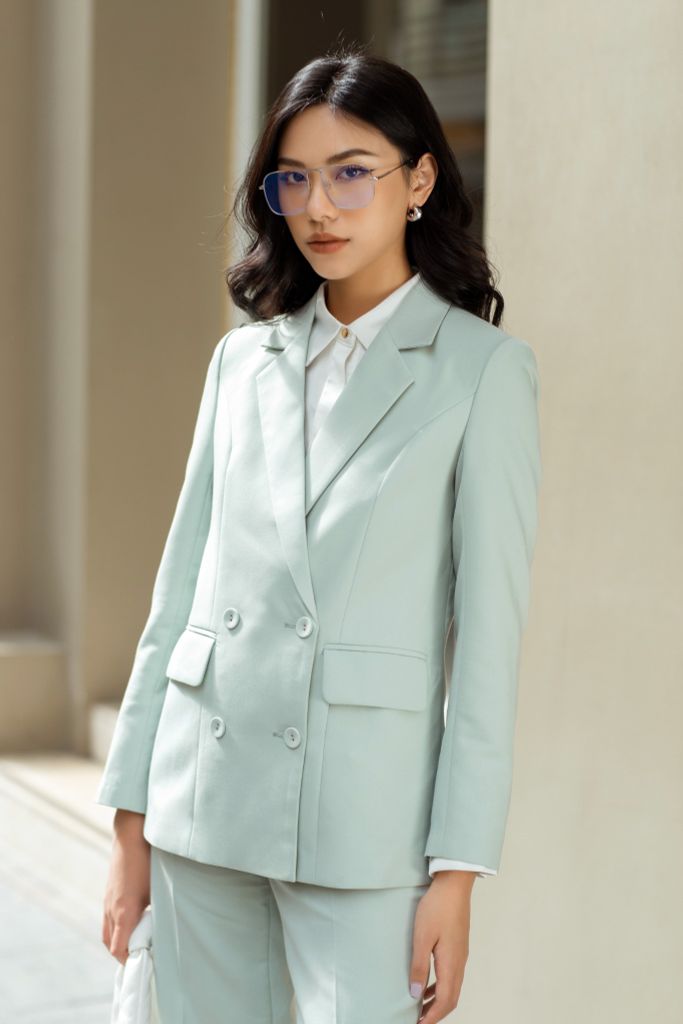 LUCY Blazer xanh mint