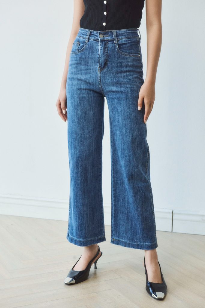 Quần Jeans ống rộng