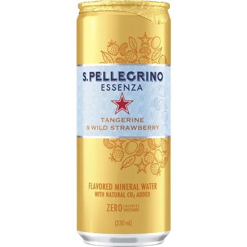  S.Pellegrino Tangerine & Wild Strawberry 330ml 