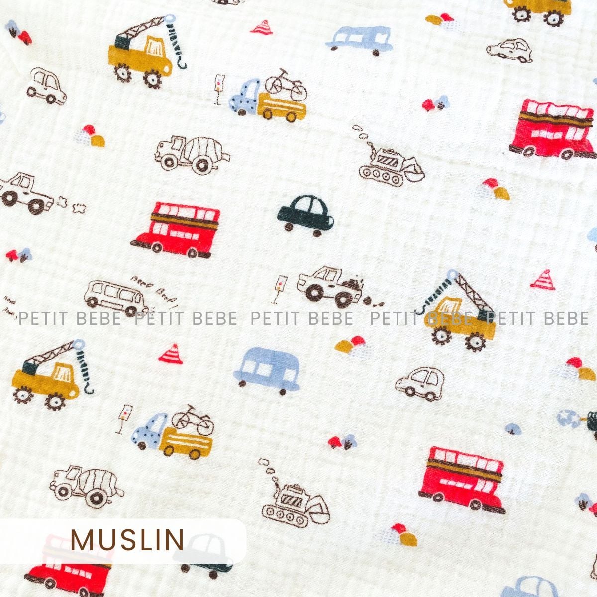  Album vải muslin Petit Bebe (kéo qua phải để xem nhiều mẫu vải) 