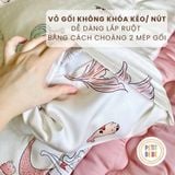  Bộ chăn gối đi học tencel 60s Petit Bebe 