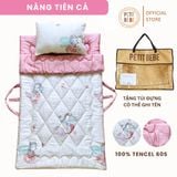  Bộ chăn gối đi học tencel 60s Petit Bebe 