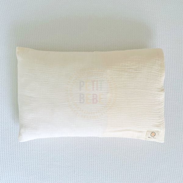  Gối nằm muslin Kem cho bé mẫu giáo tiểu học 