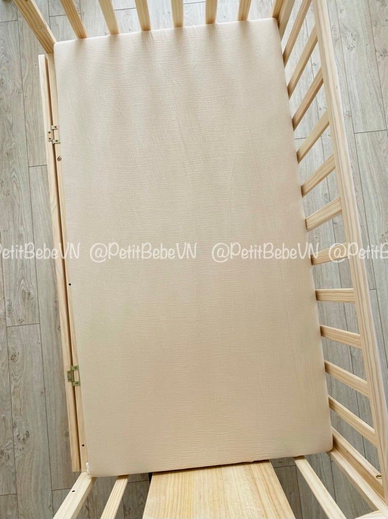  Ga bọc nệm 62x114cm muslin trơn 