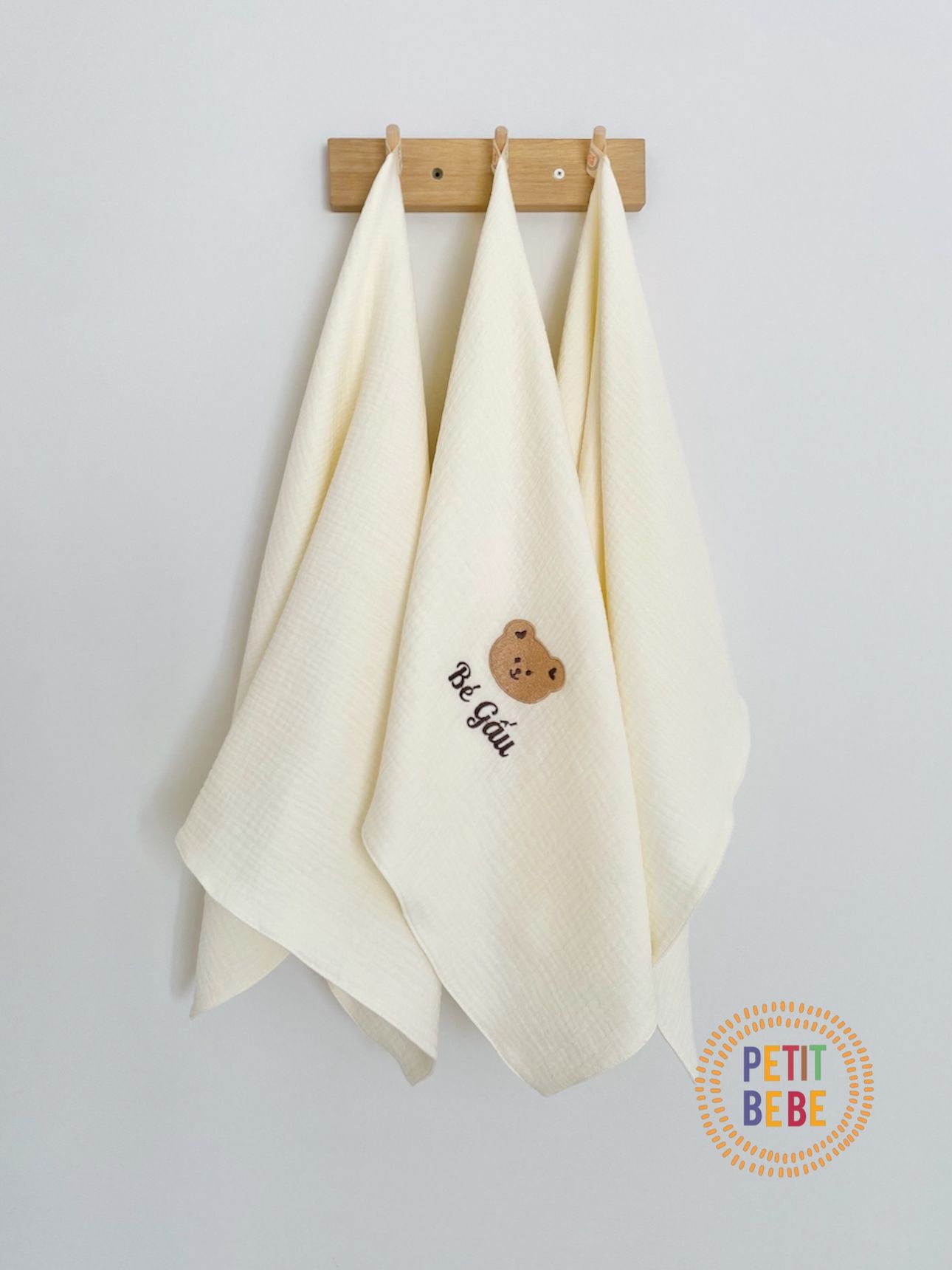  Khăn mặt cho bé Petit Bebe 