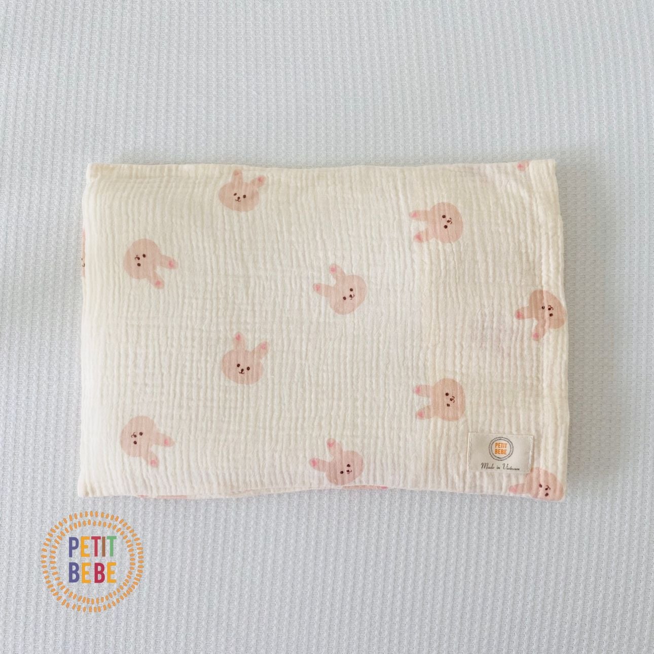  Gối mỏng Thỏ Con lót đầu sơ sinh 