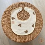  Yếm cho bé vải muslin 6 lớp 