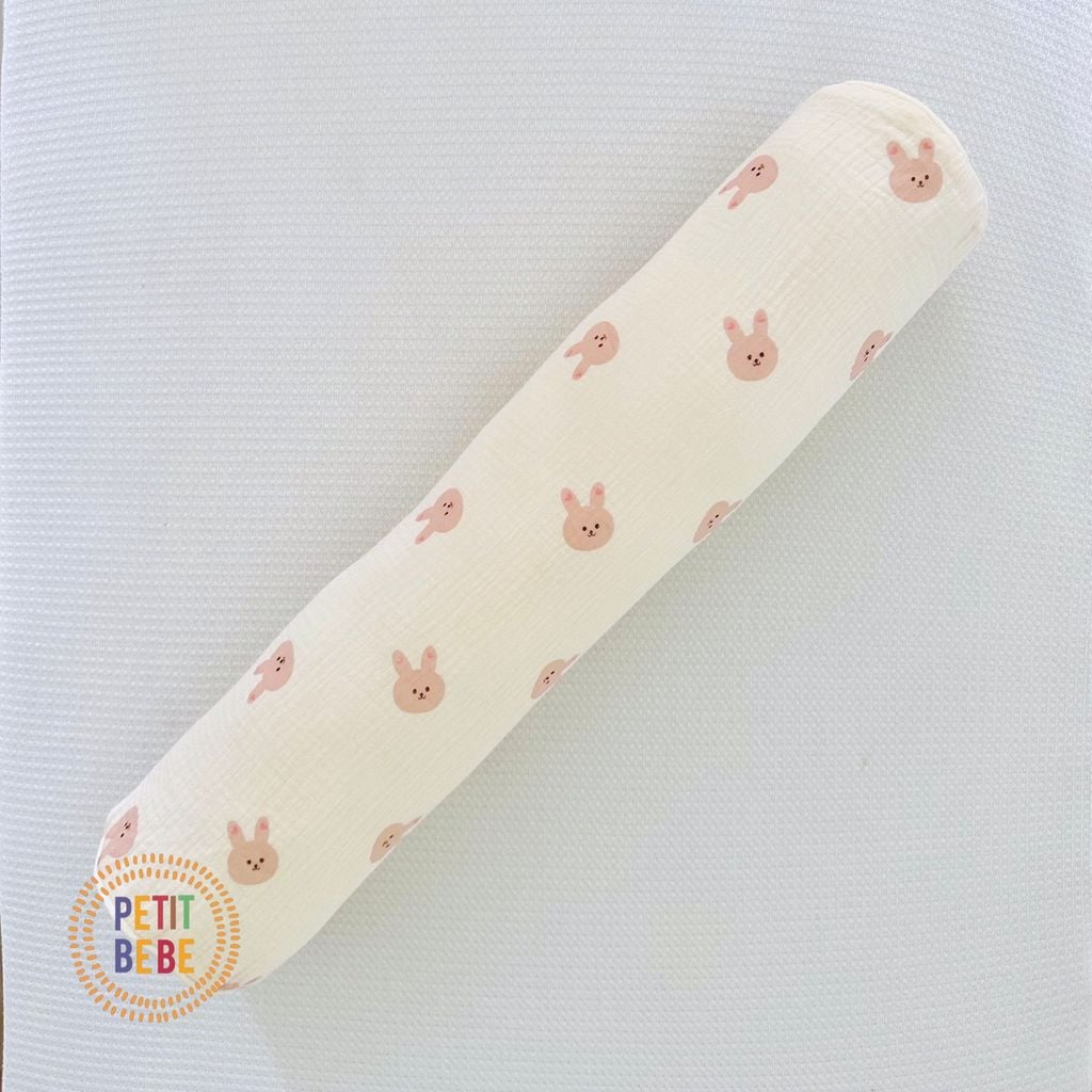  Gối ôm muslin Thỏ Con dài 80cm 
