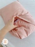  Gối nằm Tencel 60s Hồng cho bé mẫu giáo tiểu học 
