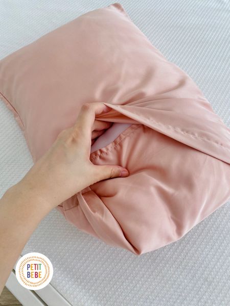  Gối nằm Tencel 60s Hồng cho bé mẫu giáo tiểu học 